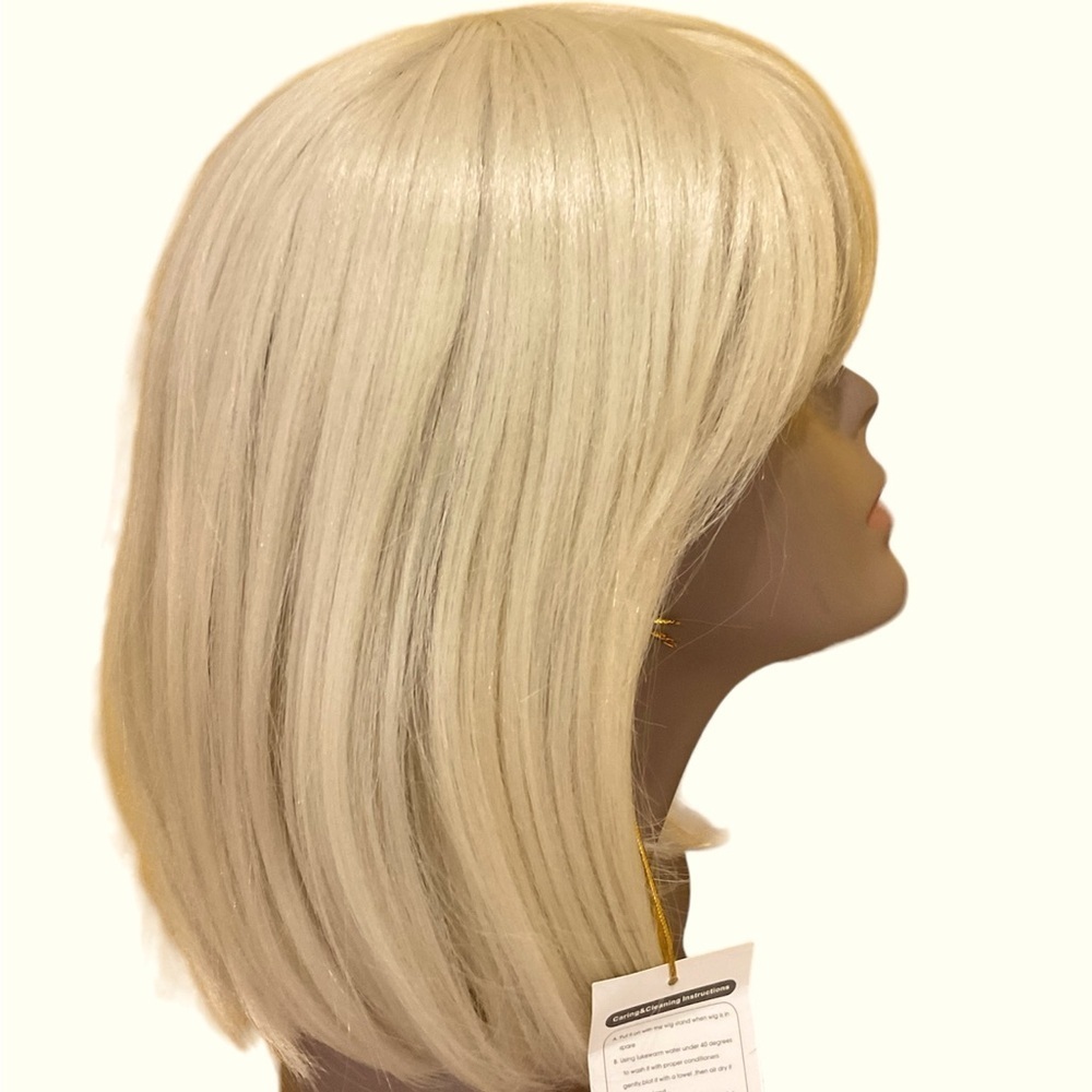 NWT. Blonde Synthetic Wig.  Easy Care